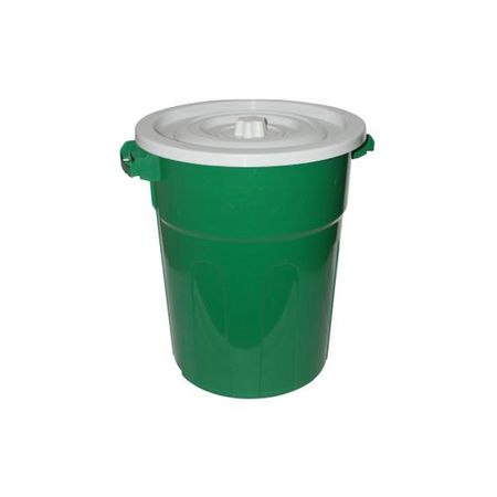 Tacho De Basura Con Tapa De 100 Litros Verde