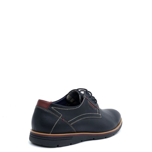 Ripley - ZAPATO DE HOMBRE CASUAL DE CUERO 23.CI-10 NEGRO