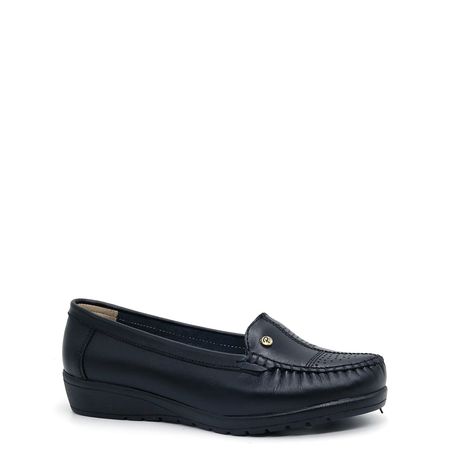 Mocasines para Mujer de CUERO PAR&SS PA23-412 Negro Talla 35