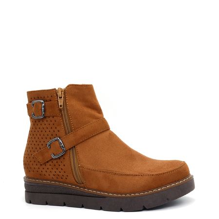 Botines para Mujer Ariana IS23-201 Camel Talla 36