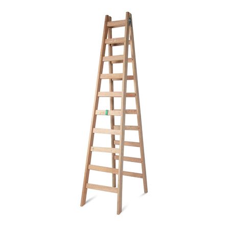 Escalera Tijera de madera 10 pasos
