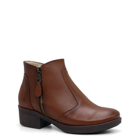 Botines para Mujer de CUERO PAR&SS PA23-833 Caramelo Talla 35