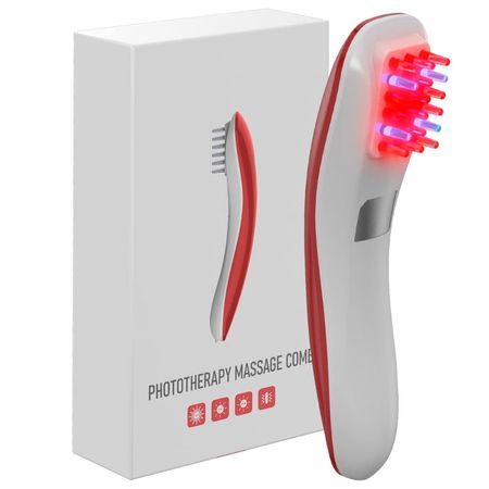 Peine Láser y Luz Roja para Estimular el Crecimiento del Cabello AS