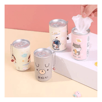 Pack de 3 Mini Latas Kawaii de Pañitos Húmedos
