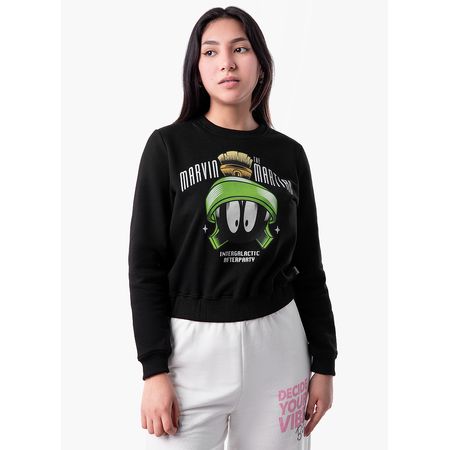 Polera Romina_Looney Franela Mujer Goccos Negro S