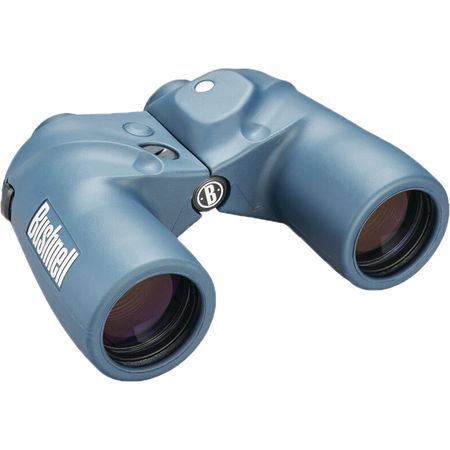 Binoculars Marinos Bushnell 7X50 con Brújula Azul