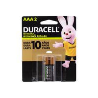 Pila Recargable AAA 900mAh (2 pilas) Duracell