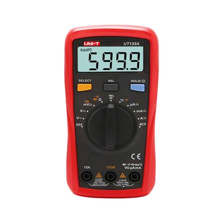 Multímetro Digital con Capacitancia, Frecuencia y Temperatura Ut133a Uni-t