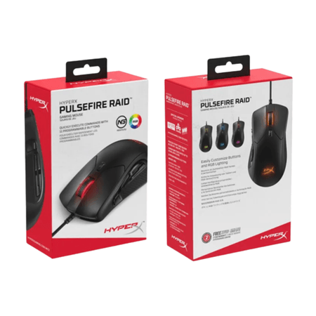 Mouse Gaming Hyperx Pulsefire Raid Rgb 11 Botones Reprogramado