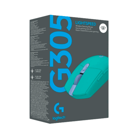 Mouse Logitech G305 Inalambrico Color Menta