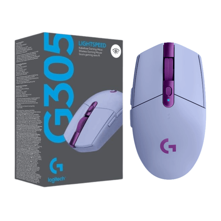 Mouse Logitech Lightspeed Wireless G305 Lila