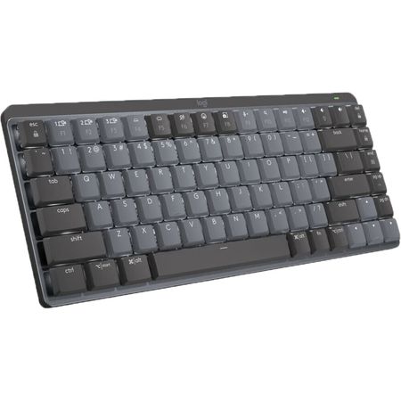 Teclado Inalámbrico Mecánico Logitech Mx Mini Gris con Clic