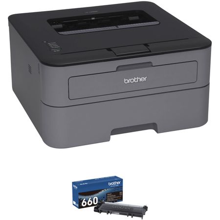 Impresora Láser Monocromática Brother Hl L2300D con Kit Adicional de Cartucho de Tinta de Alta Rendi
