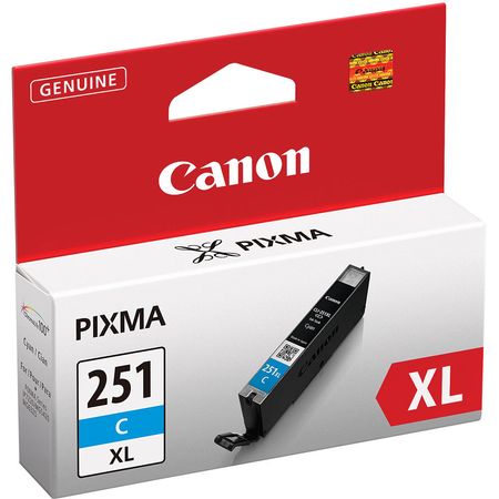 Cartucho de Tinta Cian de Alta Capacidad Canon Cli 251C Xl