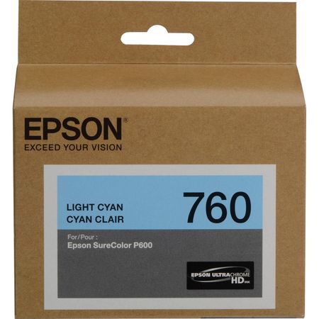 Cartucho de Tinta Epson Ultrachrome Hd T760 Light Cyan