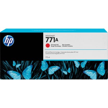 Cartucho de Tinta Roja Cromática Hp 771A Designjet de 775Ml