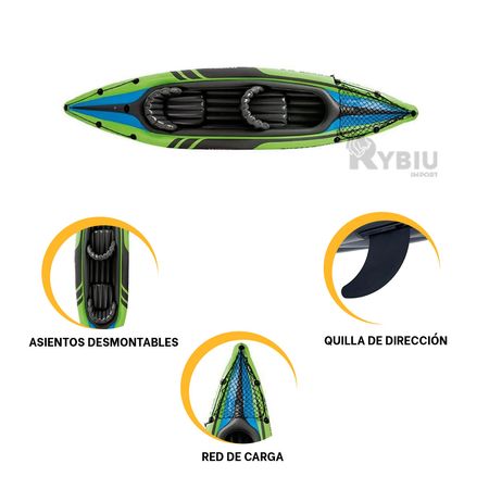 Canoa con Quilla de Direccion Estable y Maniobrable