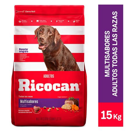 Comida para Perro Adulto Ricocan Multisabores 15kg