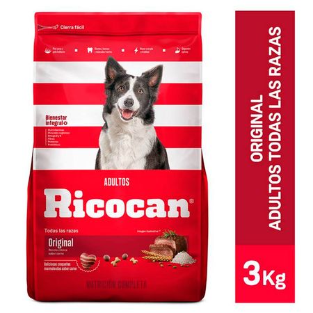 Comida para Perro Adulto Ricocan Original Bolsa 3kg