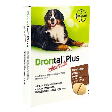 Antiparasitario para Perro Grande Bayer Drontal Ps 1 Tableta