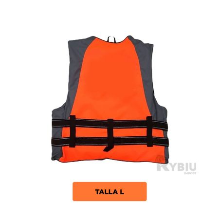 Chaqueta Salvavidas de Rescate Talla L Anaranjado