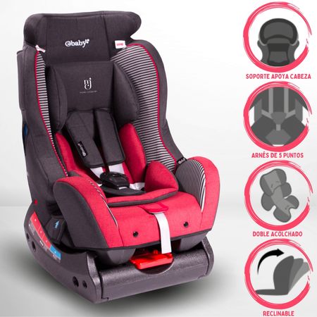 Silla De Auto Ebaby Bux Rojo