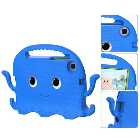 Funda de Goma con Diseño Pulpo para Tablet Lenovo M10 Plus 3ra Gen Azul