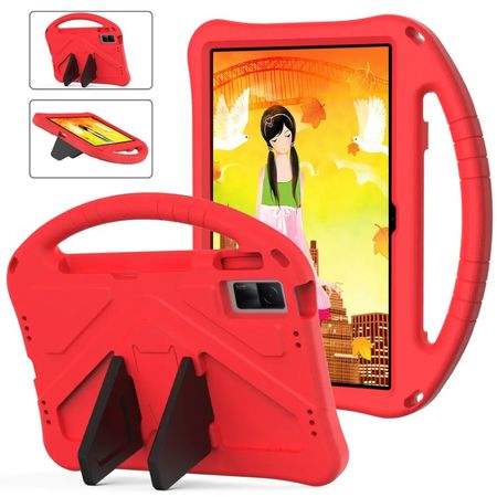 Funda de Goma con Diseño Triangulo para Tablet Xiaomi Pad 10,6 Rojo