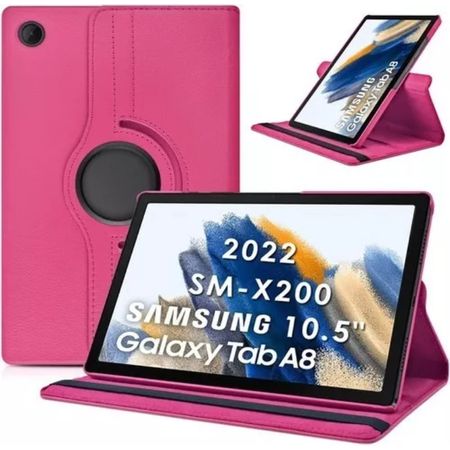 Funda Giratoria para Tablet Samsung A8 10,5 SM-X200/X205 Fucsia