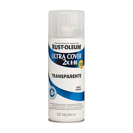 Spray Ultra Cover 2X Transparente Mate 340 gramos