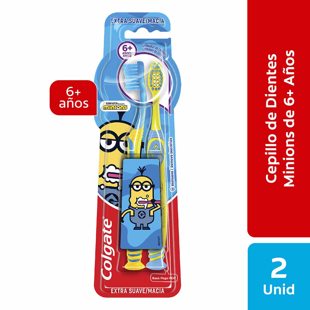 Cepillo de Dientes para Niños COLGATE Smiles Minions 2un