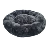 Cama Donut para Perros y Gatos Color Gris Talla XL