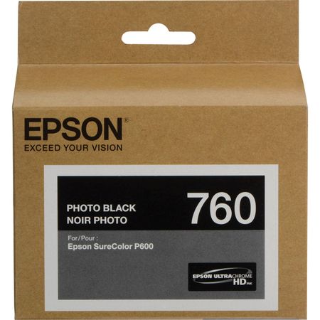 Cartucho de Tinta Epson T760 Photo Black Ultrachrome Hd