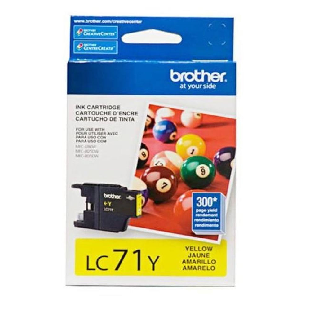 Tinta Original Brother LC-71Y Amarillo | plazaVea - Supermercado