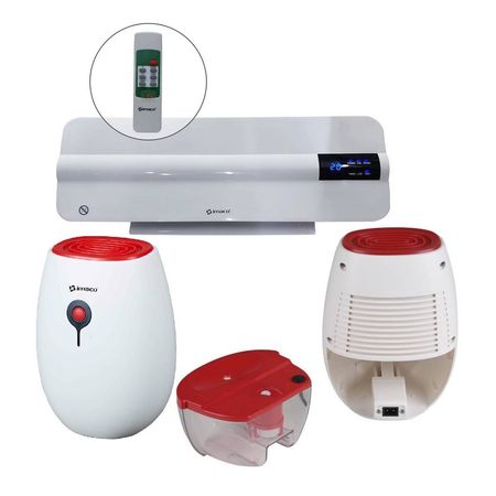 Combo Calentador de Pared Imaco 2000W Y Deshumedecedor Portátil 500ml
