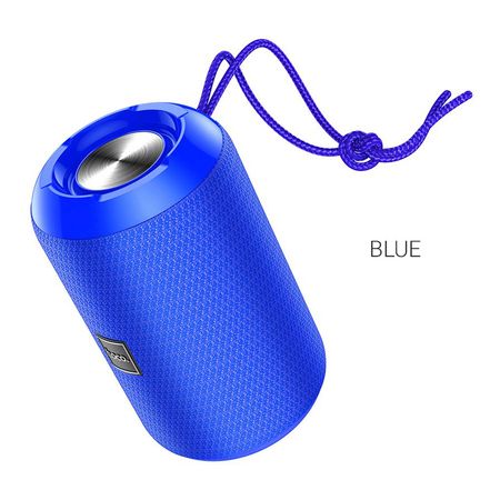 Parlante Inalámbrico Bluetooth V5.0 Deportivo Hoco HC1 Azul De Calidad