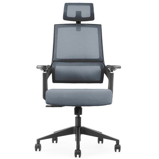 Silla de escritorio giratoria Parma, mecanismo basculante, Negro