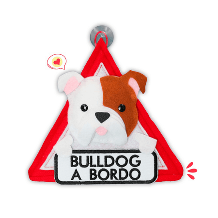 Colgante A Bordo Dog Lover Khurmi Bulldog Inglés Hecho a Mano