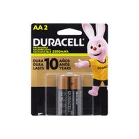 Pila Recargable AA 2500mAh (2 pilas) Duracell