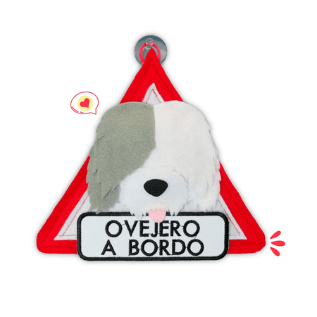 Colgante A Bordo Dog Lover Khurmi Ovejero Hecho a Mano