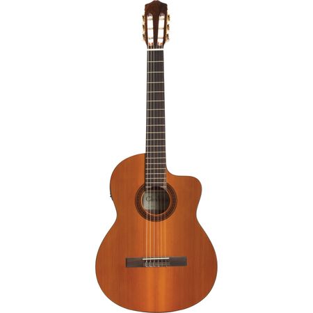 Guitarra Acústica Eléctrica de Cuerdas de Nylon Cordoba C5 Ce de La Serie Iberia Alto Brillo