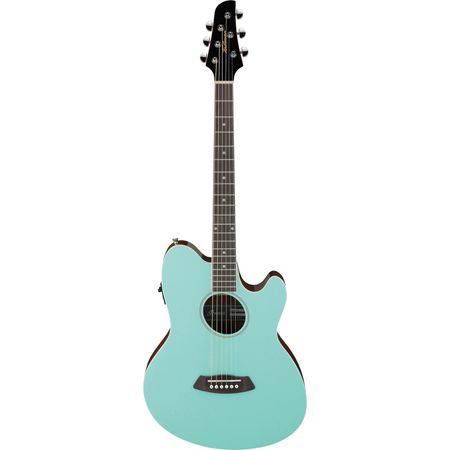 Guitarra Acústica Eléctrica Ibanez Tcy10E de La Serie Talman Verde Agua Marina