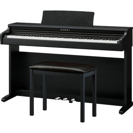 Piano Digital Kawai Kdp120 de 88 Teclas con Banco a Juego Negro Satinado Premium