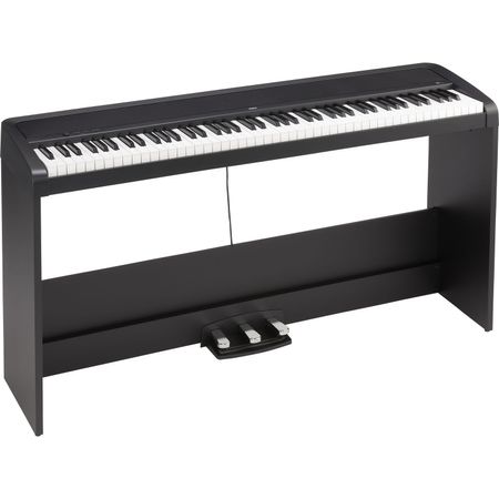 Piano Digital Korg B2Spbk de 88 Teclas con Soporte y Sistema de Tres Pedales Negro