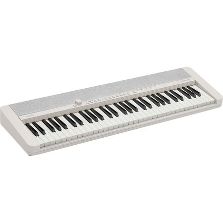 Teclado Portátil Casio Ct S1 de 61 Teclas con Sensibilidad Al Tacto Blanco