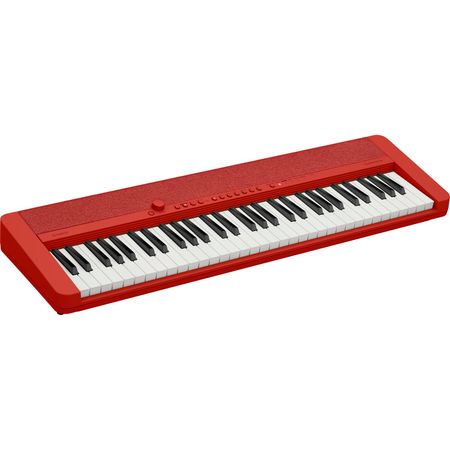 Teclado Portátil Casio Ct S1 de 61 Teclas Sensibles Al Tacto Rojo