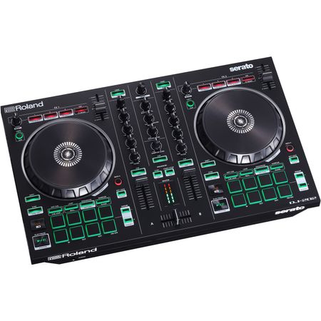 Controlador de Dj Roland Dj 202 de 2 Canales y 4 Decks para Serato Dj Lite