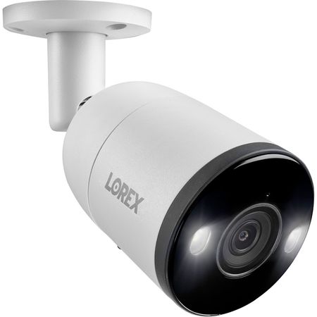 Cámara de Bala de Red Exterior Lorex E893Ab 4K Uhd Smart Deterrence con Visión Nocturna