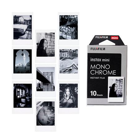 Pack de Pelicula Fujifilm Mono Chrome x10 und