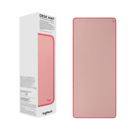 Pad Mouse Desk Mat Logitech Anti-Salpicaduras Rosa 300X700Mm